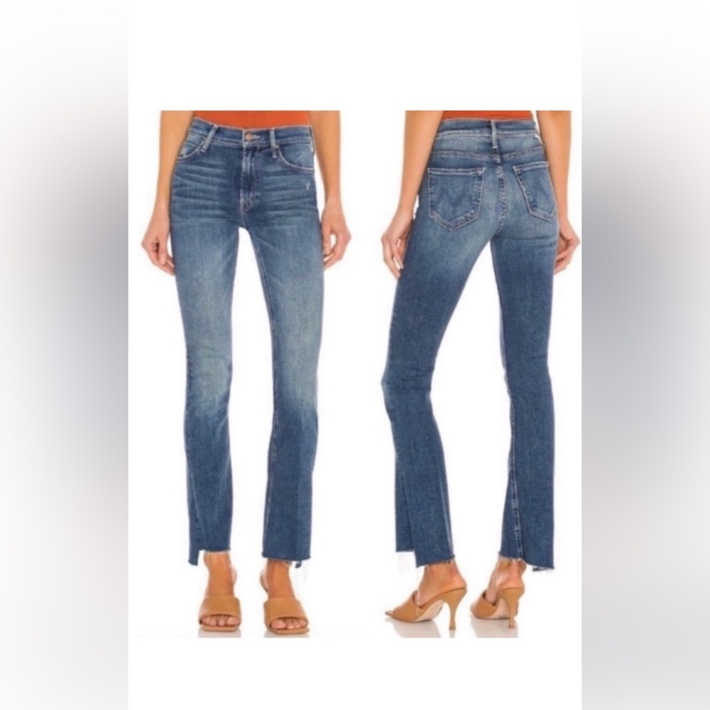 Mother denim Jeans the runaway step fray sz 25 in leaps and bounds
